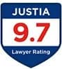 Justia 9.7 Lawyer Rating
